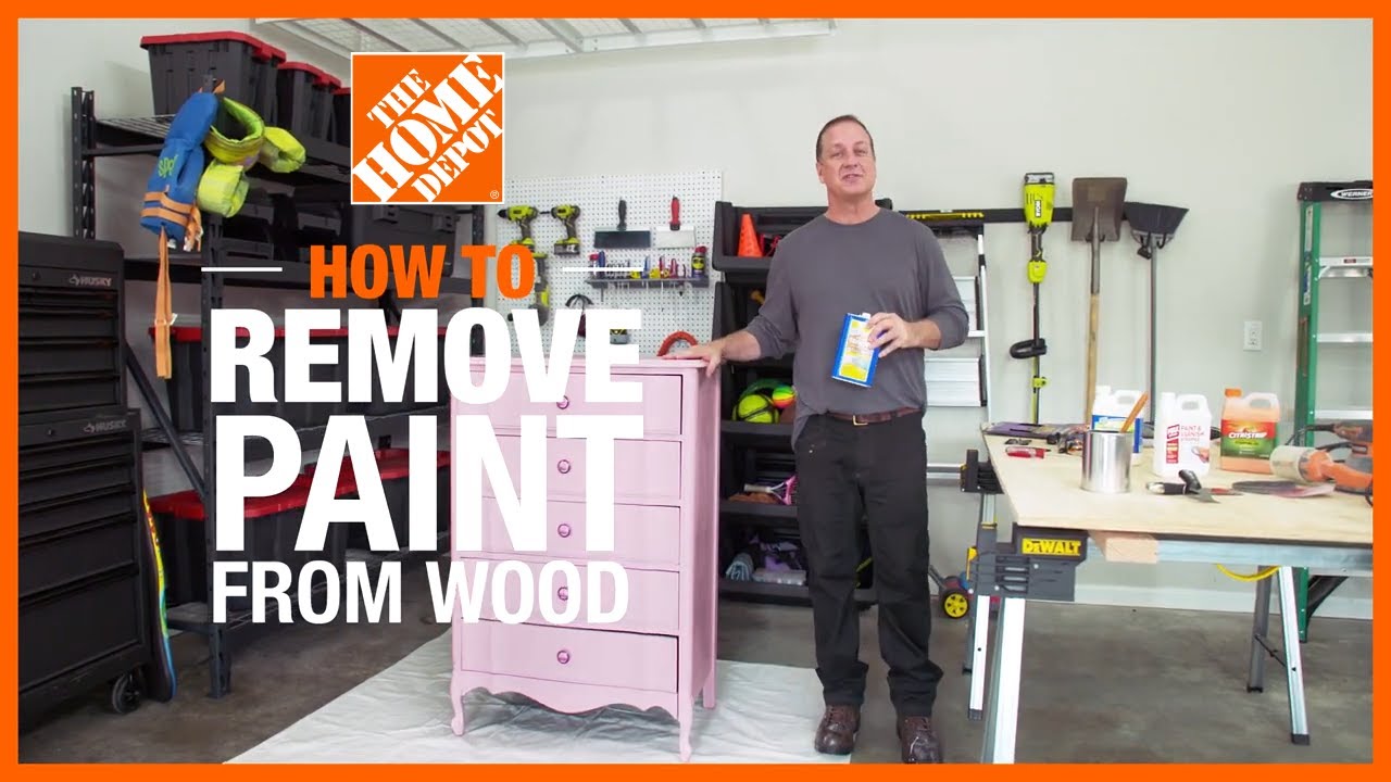 Remove paint from furniture without chemicals (step-by-step instructions)