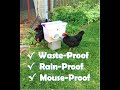 Waste-proof, Rain-proof, Mouse-proof Chicken Feeder