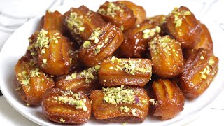 Turkish tulumba recipe | crispy, juicy and easy to make Turkish dessert recipe l tulumba recipe