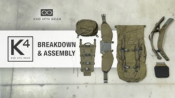 K4 Packs — Complete Breakdown & Assembly — Exo Mtn Gear