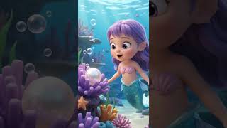 Mermaid finds magical glowing pearl