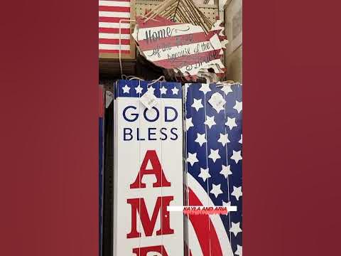 hobby lobby fourth of july welcome sign