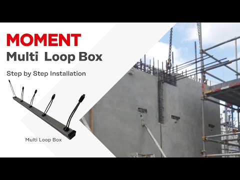 Precast Wall To Wall Connection | Multi Wire Loop Box | Step By Step Installation