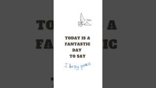 TODAY IS A FANTASTIC DAY SAY I BRING PEACE eCARD WHITE TODAY IS A FANTASTIC DAY SAY I BRING PEACE eCARD WHITE