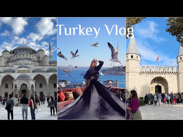 Turkey Vlog: Rooftop photoshoot,Hijabigirl Mall,Blue Mosque, Topkapi Palace,Mosaic Lamp Making class=