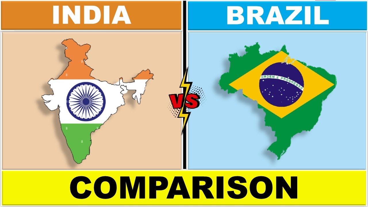 Сравнение Индии и Бразилии в 2024 году | Data Sparkly
