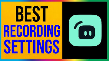 Streamlabs BEST Recording Settings 2025 (EASY)