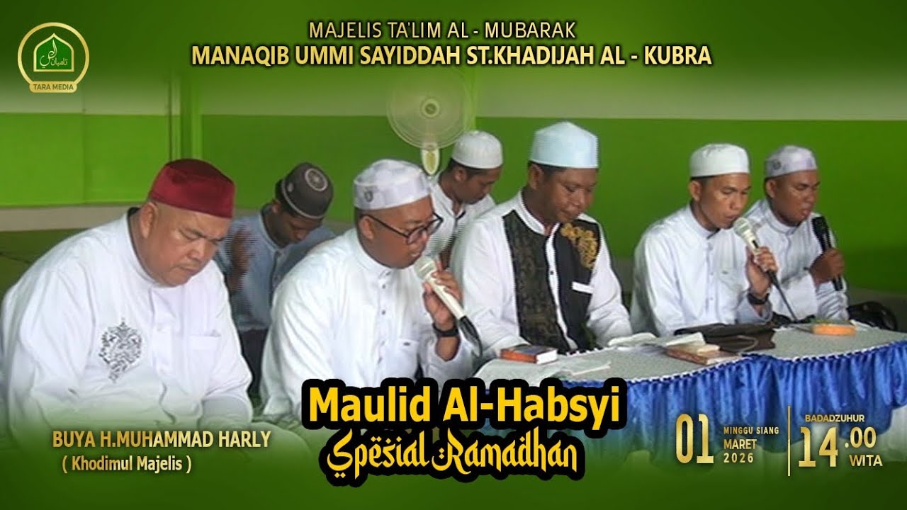 Maulid Habsyi di MT Almubarak Km.6