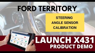 Launch X431 Demo  - Ford Territory Steering Angle Sensor Calibration SAS