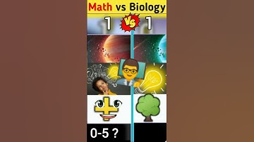 Math vs Biology |#shorts #students