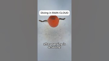 Inside of a rain cloud is amazing 😍 #shorts #skydiving #cloud