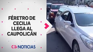 Féretro de Cecilia llega al Teatro Caupolicán para su velatorio - CHV Noticias