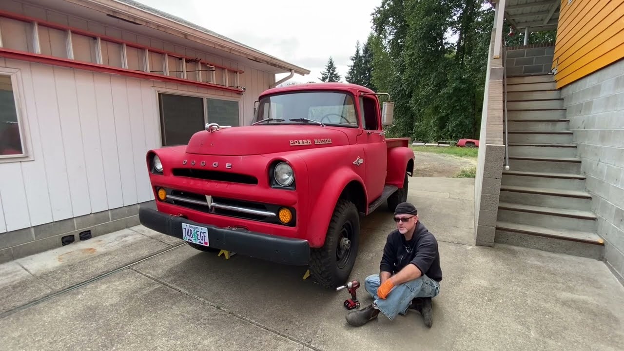 BBS40. 1957 Dodge Power Wagon. Part 5. No Steering and a Broken Welder. Now What?!