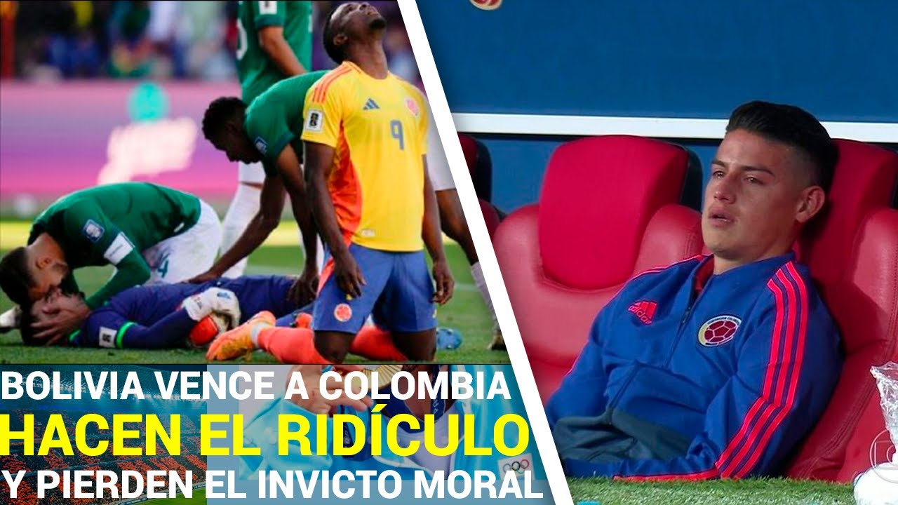 Bolivia HACE LA EPICA y DEJA EN RIDICULO a Colombia los CAMPEONES ...