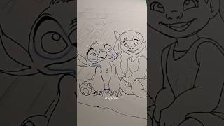 Sketch to Color – Lilo &amp; Stitch Fanart Glow-Up!