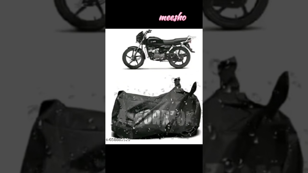 waterproof splendor bike cover from meesho |unboxing video |aatifhubli 
