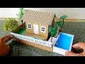 Mini cardboard house for kids 112  easy crafts project