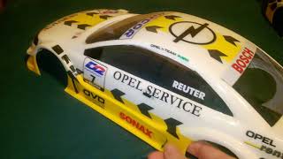 My Test : Carson OPEL Astra V8 DTM 2000 1/10 "Narrow" and "OPEL SERVICE" DTM 2000 sticker set