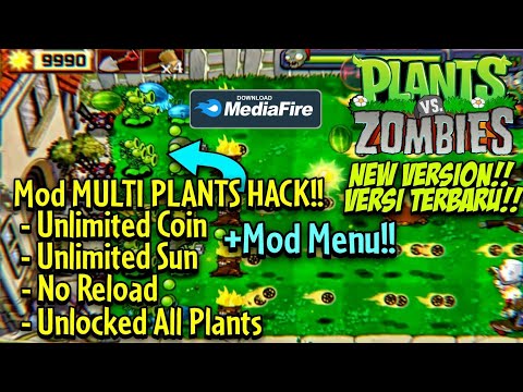 #1 Plants VS Zombies Mod Hack Apk Multi Plants 0 Sun No Reload | PvZ Mod Apk Mod Menu Unlimited Coin Mới Nhất