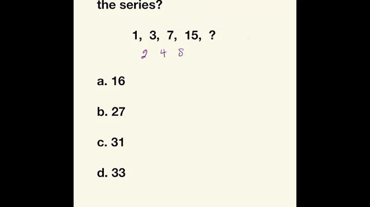 Find The Next Number In The Sequence | Math Problem