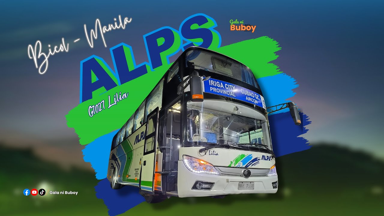 BICOL TO MANILA BUS RIDE | ALPS the Bus Inc. (Yutong UFC)