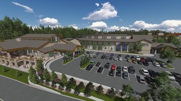 3D Architectural Rendering of College Expansion in Woodland Park, CO