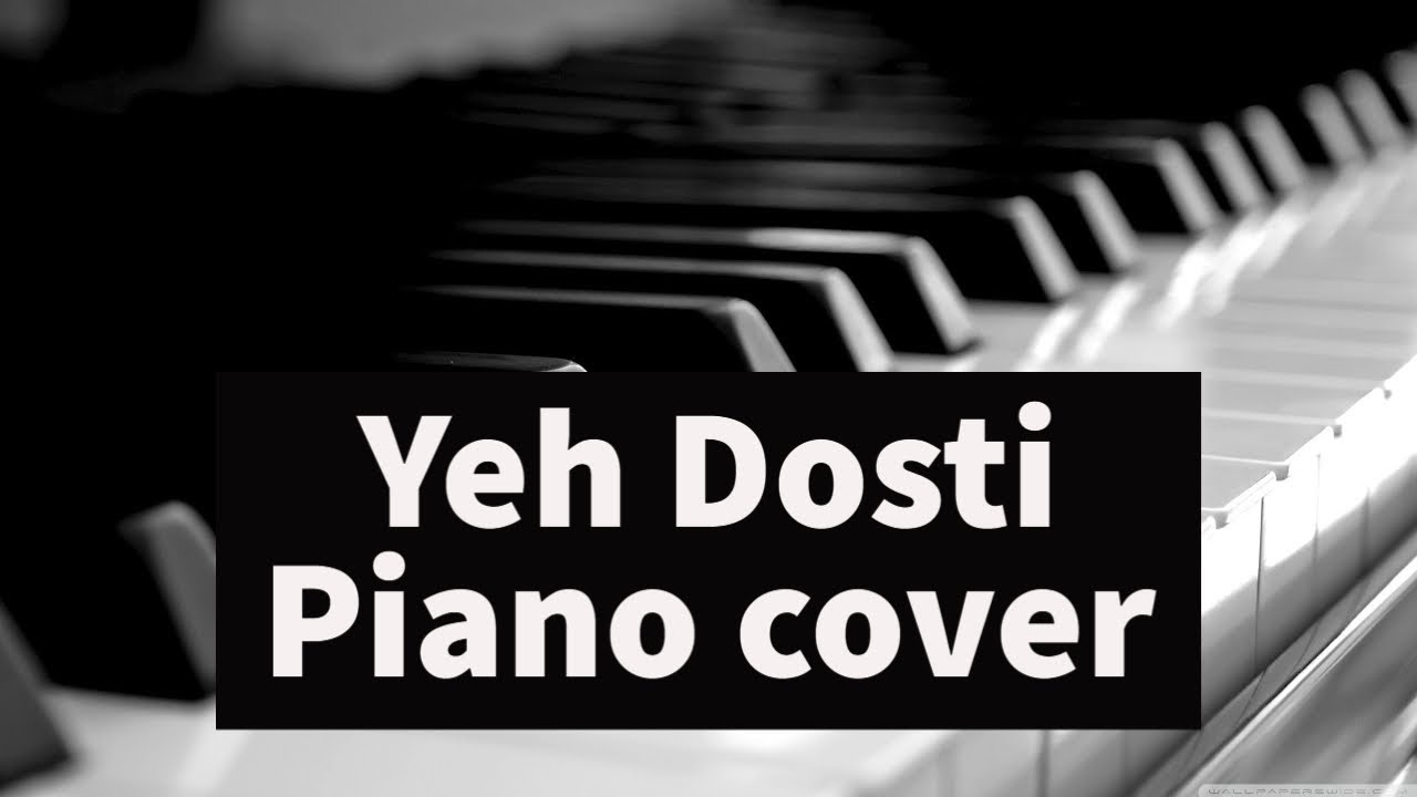 Yeh Dosti Hum Nahi Todenge Piano Cover  Sholay songs  Happy friendship day  Amitabh  Dharmendra