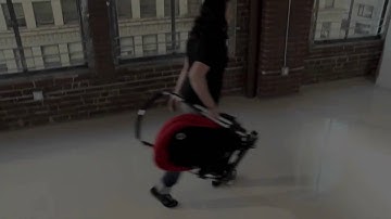 bugaboo bee demo - fold the stroller