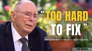 Charlie Munger on Why Bureaucracy Is an Unfixable Problem | Final Interview with CNBC 2023
