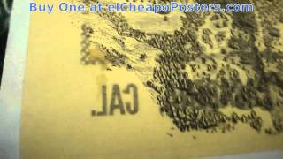 Panoramic Bird's Eye View Pasadena California 1903 FREE download from Library of Congress