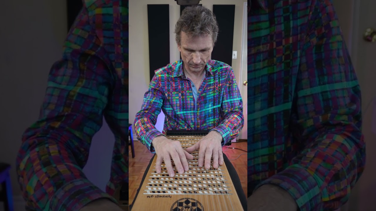 Greg Wyard plays the original Super Mario Bros theme on harpejji