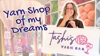 🧶 Yarn Shop Makeover & Finishing Our Granny Square Community Project // Tashi at Home Vlog