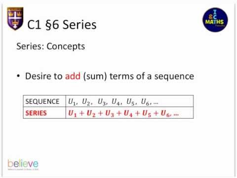 C1   Arithmetic Series