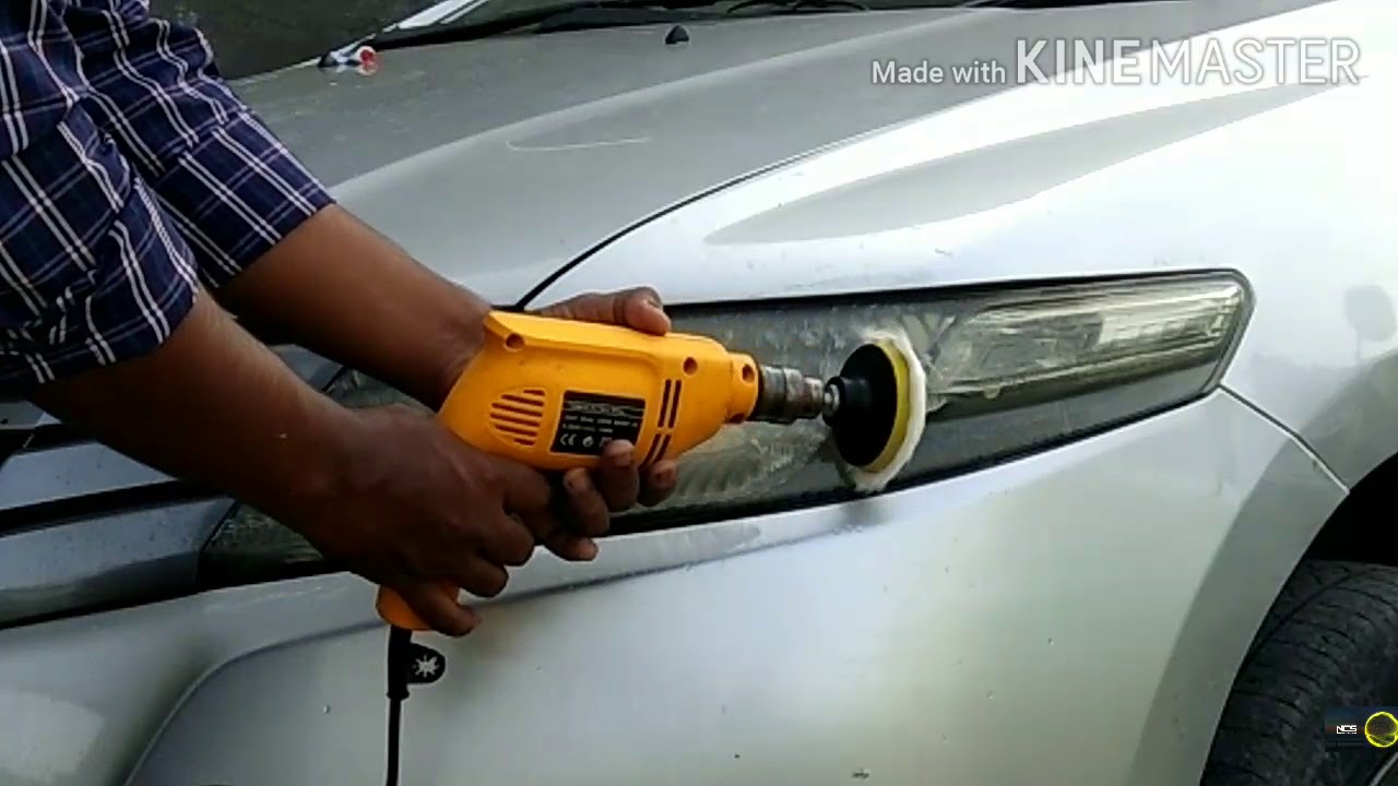 Yellow Headlights restore, Headlights buffing honda city YouTube