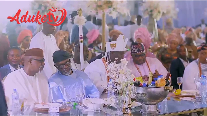 King Sunny Ade Eulogies Ooni of Ife Oba Adeyeye Ogunwusi at Wedding Ceremony in Lekki Lagos