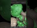 The main mushroom. ZBrush.