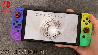 Sid Meier’s Civilization Vll on Nintendo Switch Gameplay | Switch Oled Gameplay