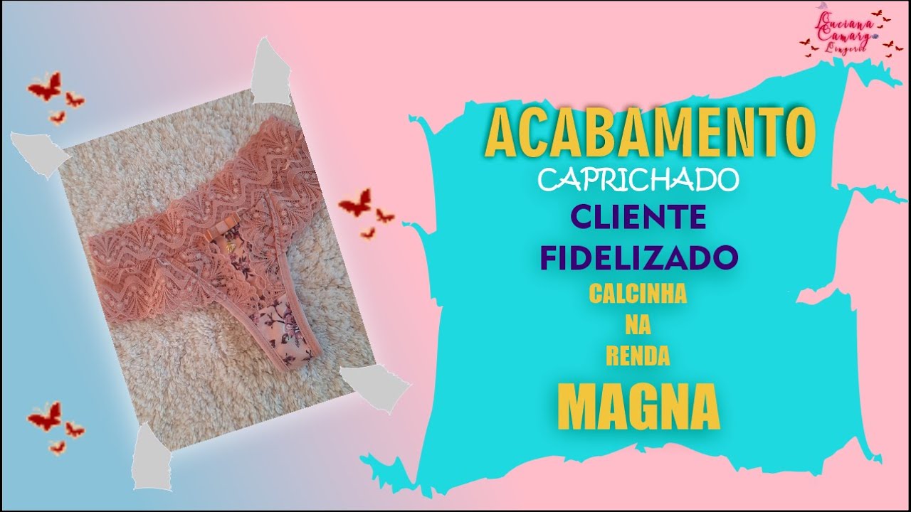 CALCINHA MAGNA NA RENDA, COM ACABAMENTO CAPRICHADO PRA CONQUISTAR SUAS CLIENTES