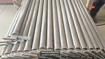 Kwikstage Scaffolding Ledger Manufacturing Video - Wellmade China - AS1576 & BS1139