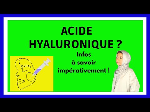 Vidéo: Tout Sur Les Bienfaits De L'acide Hyaluronique