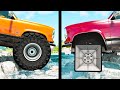 Round Wheels vs Square Wheels - Beamng drive