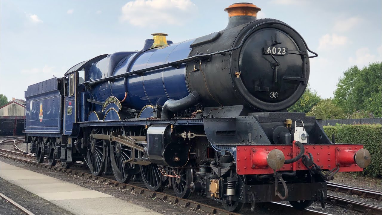 6023 King Edward II running at Didcot