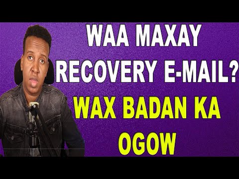 Waa maxay Recovery E-mail Wax badan ka ogow  #gmailrecovery #elmitech #ahmedelmison #emailrecovery