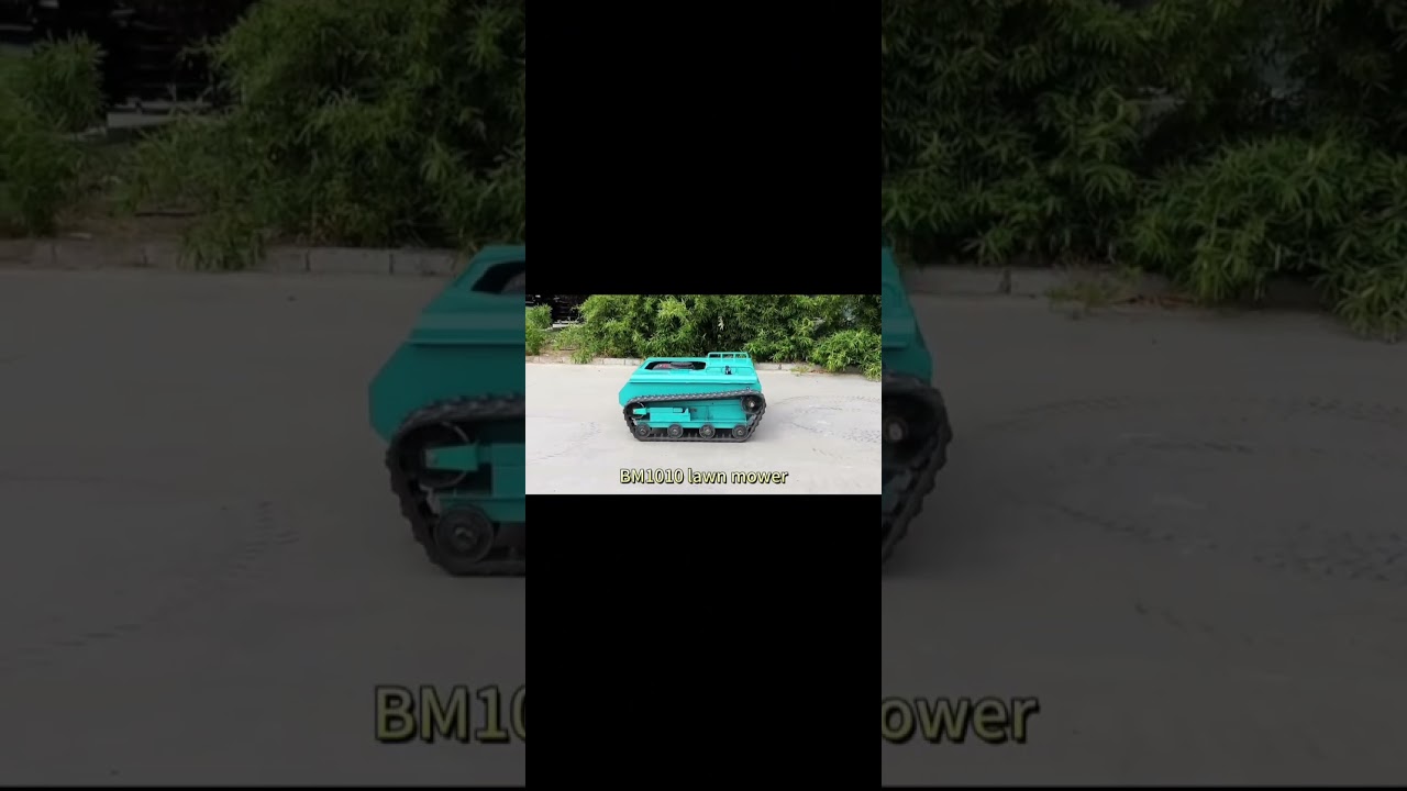 Diesel Remote-Controlled Lawnmower: Adjustable Cutting Height, Hands-Free