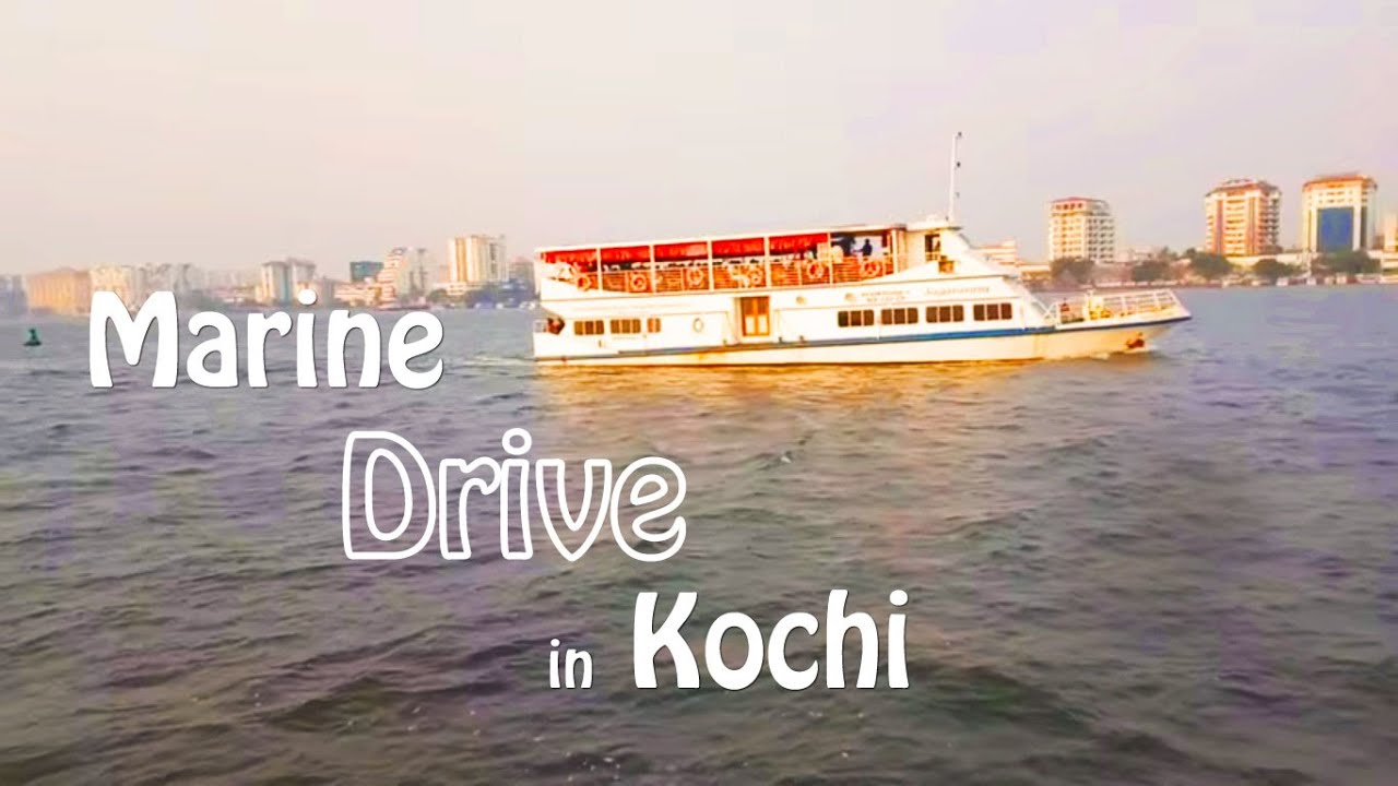 Marine Drive in Kochi(Cochin), Kerala கொச்சின், கேரளா YouTube