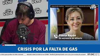 Flavia Royón aseguró que la crisis del gas 'no es responsabilidad' de la gestión de Alberto