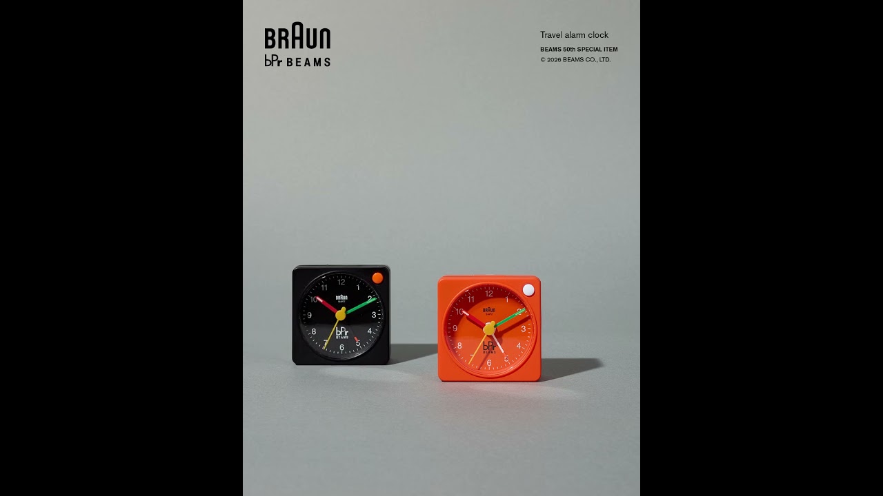 BRAUN × bPr BEAMS〉ビームス50周年記念の別注ウォッチとクロックが3月 