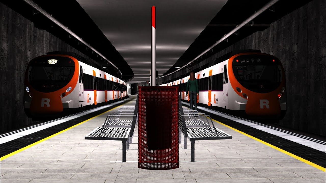 TRAIN SIMULATOR CLASSIC  RUTA CATALUNYA EXPRESS  DESVIO GORNAL  RODALIES CIVIA