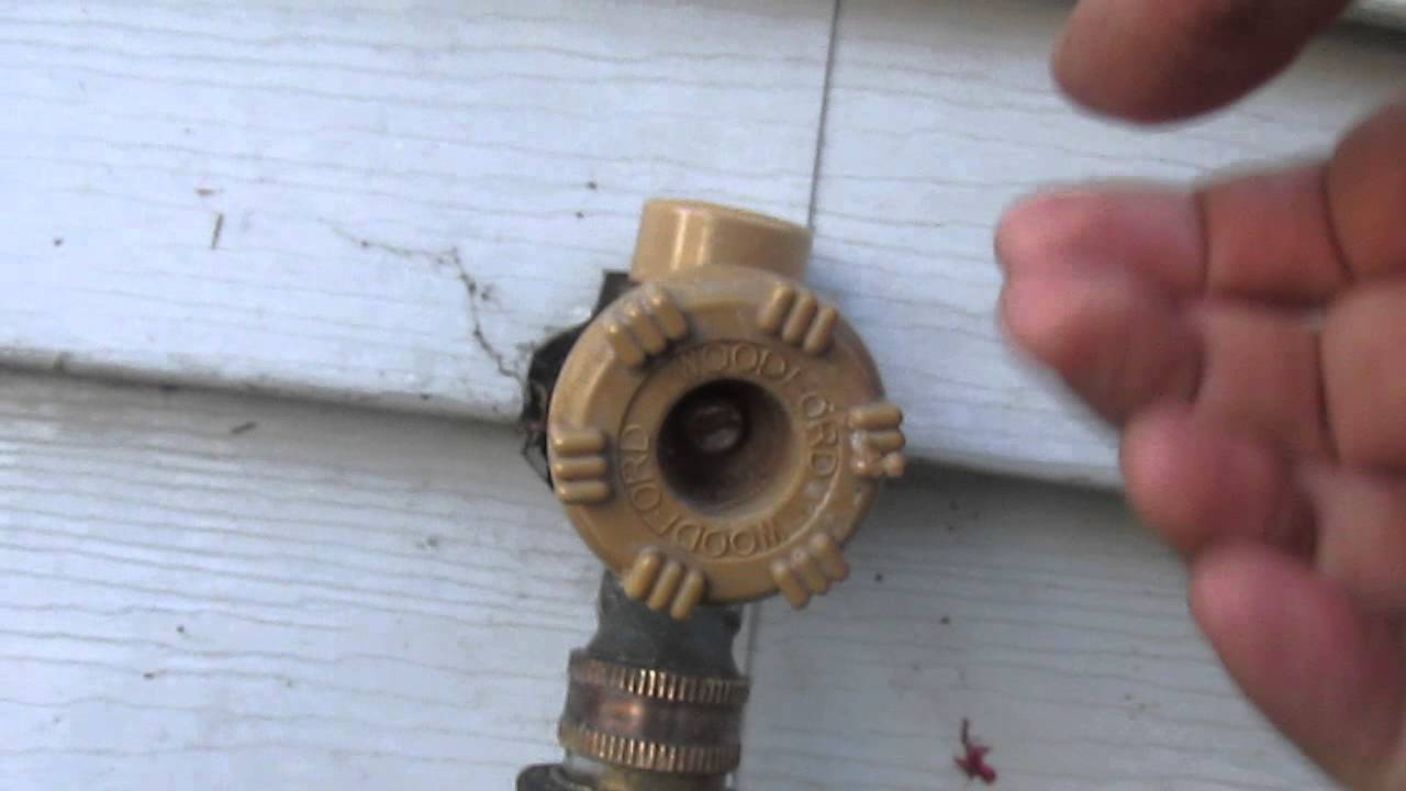 Broken Outdoor Faucet Repair Suggestions Youtube