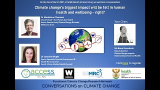 ACCESS CoCC5 Climate Change biggest impact is in health - right?